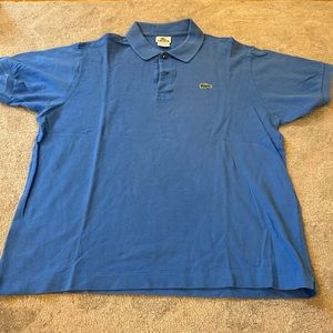 Vintage men’s blue Lacoste polo. Size 6/XL